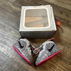 Nike Lil Posite Foamposite Pro (Cb) "Elephant Print" Grey Sz 2c Damage Box